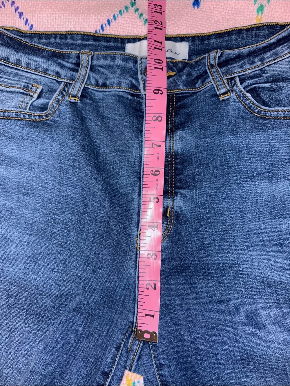 KanCan Distressed Dark Blue Flare Jeans Women’s 11/29 - Picture 8 of 11
